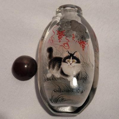 Opal and Glass Snuff Bottles (K-EL)