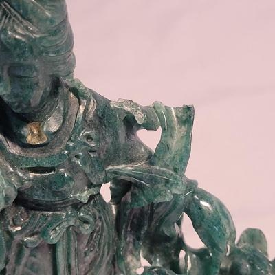 Ornate Carved Stone Buddhist Statues (PB-EL)