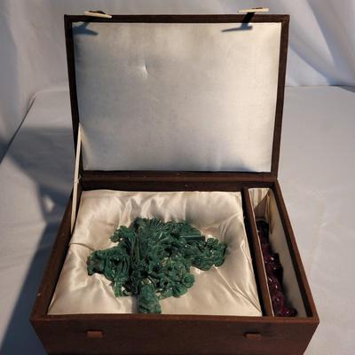 Ornate Carved Stone Buddhist Statues (PB-EL)