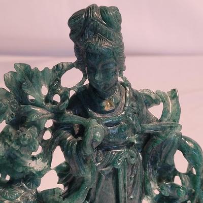 Ornate Carved Stone Buddhist Statues (PB-EL)