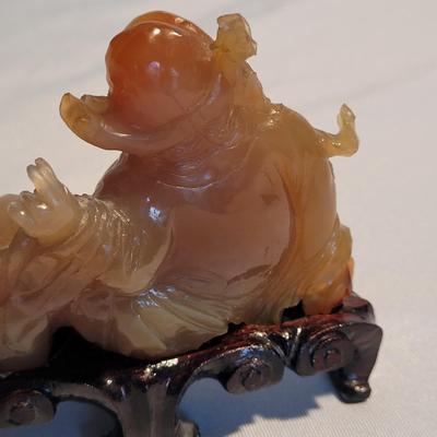 Ornate Carved Stone Buddhist Statues (PB-EL)