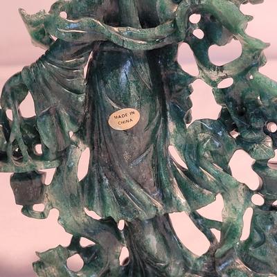 Ornate Carved Stone Buddhist Statues (PB-EL)