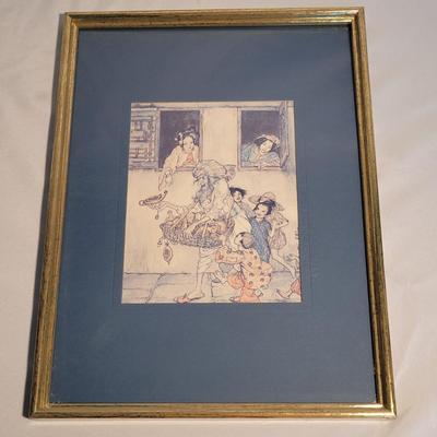 Arthur Rackham "New Lamps for Old" Wall Art Print (PB-EL)