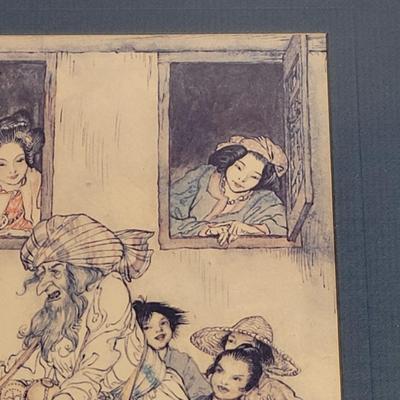 Arthur Rackham "New Lamps for Old" Wall Art Print (PB-EL)