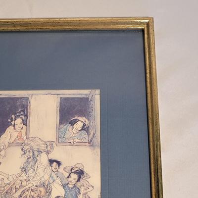 Arthur Rackham "New Lamps for Old" Wall Art Print (PB-EL)