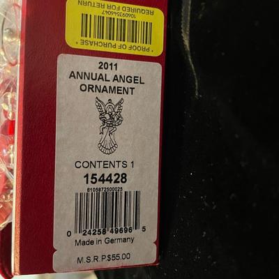 2011 ANNUAL ANGEL WATERFORD CRYSTAL ORNAMENT