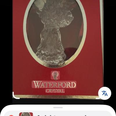 2011 ANNUAL ANGEL WATERFORD CRYSTAL ORNAMENT