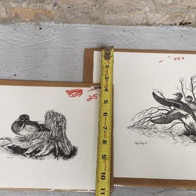 Sale Photo Thumbnail #305: Some prints, some originals, all without frames. Most are vintage.