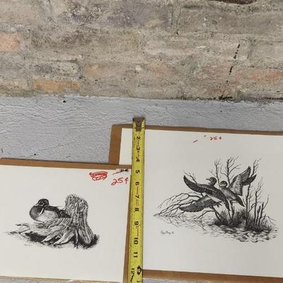 Sale Photo Thumbnail #306: Some prints, some originals, all without frames. Most are vintage.