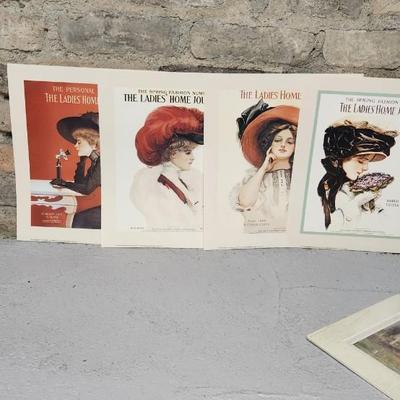 Sale Photo Thumbnail #302: Some prints, some originals, all without frames. Most are vintage.