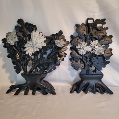 Carved Stone Chrysanthemum Statues (PB-EL)