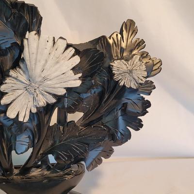 Carved Stone Chrysanthemum Statues (PB-EL)