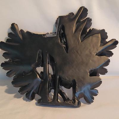 Carved Stone Chrysanthemum Statues (PB-EL)