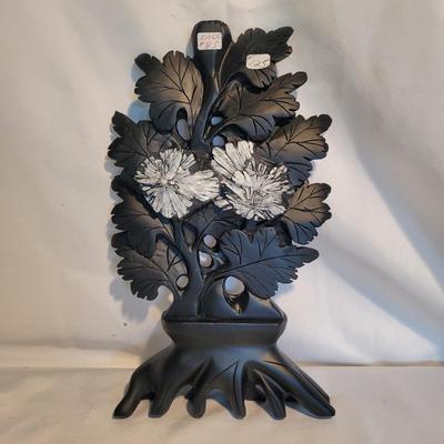 Carved Stone Chrysanthemum Statues (PB-EL)