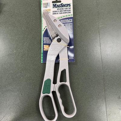 Sale Photo Thumbnail #200: Midwest Angled Snips MagSnips Model M2110 New.  Replaceable Blade Snips  Made in the USA