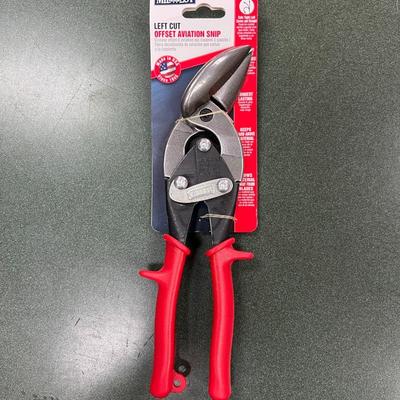 Sale Photo Thumbnail #219: Midwest Snips Left Cut Offset Aviation Snip Model P6510-L New   Made in the USA