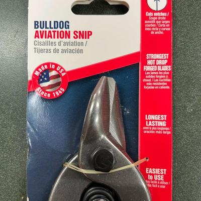 Sale Photo Thumbnail #222: Midwest Snips Bulldog Aviation Snips Model P6716-B New  Made in the USA