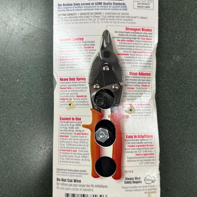 Sale Photo Thumbnail #220: Midwest Snips Bulldog Aviation Snips Model P6716-B New  Made in the USA