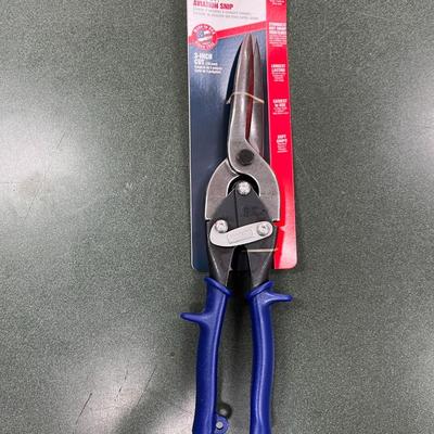 Sale Photo Thumbnail #228: MIdwest Snips Long Cut  Aviation Snips Model P6716-A  New  Made in the USA  3" Cut