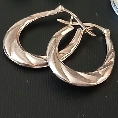 Sterling silver .925 marked earrings and bracelet