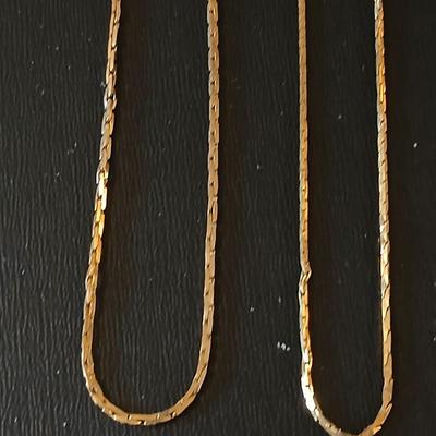 Gold toned Jewelry - chains - ring - earrings - rhinestone