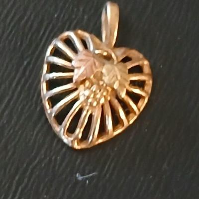 Gold toned delicate Jewelry - heart pendants - 18 KT GF necklaces - earrings - locket - Willow tree box and more