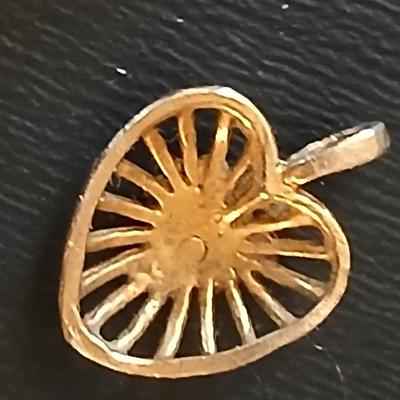 Gold toned delicate Jewelry - heart pendants - 18 KT GF necklaces - earrings - locket - Willow tree box and more