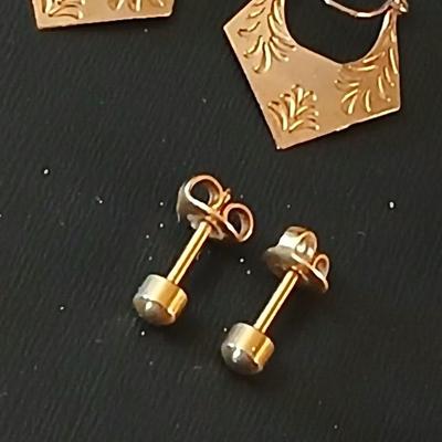 Gold toned delicate Jewelry - heart pendants - 18 KT GF necklaces - earrings - locket - Willow tree box and more