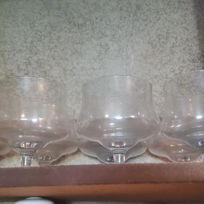 Sale Photo Thumbnail #75: Glasses, Stemware, pottery, thermos etc.  See photos for details.