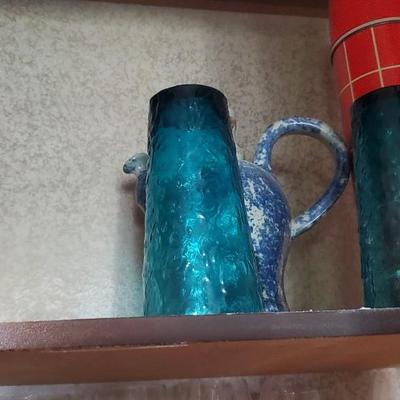 Sale Photo Thumbnail #70: Glasses, Stemware, pottery, thermos etc.  See photos for details.