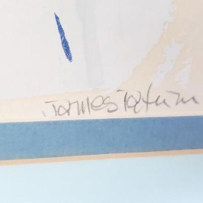 Sale Photo Thumbnail #87: Print of what looks like watercolor and signed and numbered.  Circa 70's