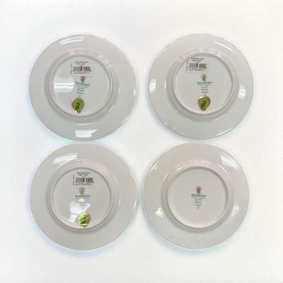 Sale Photo Thumbnail #237: Set of Four Waterford Brocade Bread and Butter Plates.  Still have stickers on the plates.
