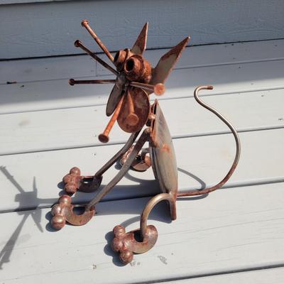 Metal Cat Outdoor Art (BD-EL)