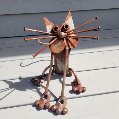 Metal Cat Outdoor Art (BD-EL)