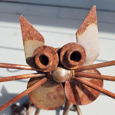 Metal Cat Outdoor Art (BD-EL)