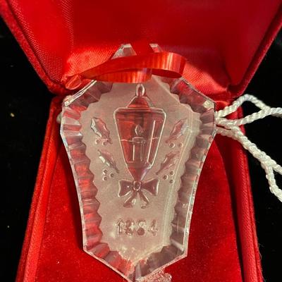 1984 WATERFORD CRYSTAL CHRISTMAS ORNAMENT