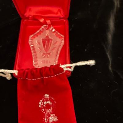 1984 WATERFORD CRYSTAL CHRISTMAS ORNAMENT