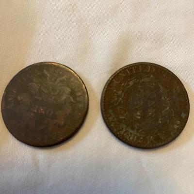 DRAPED BUST & CORONET LARGE CENTS