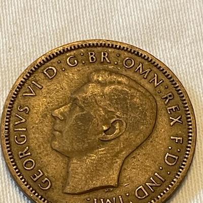 1954 HALF PENNY. 1939. HALF PENNY