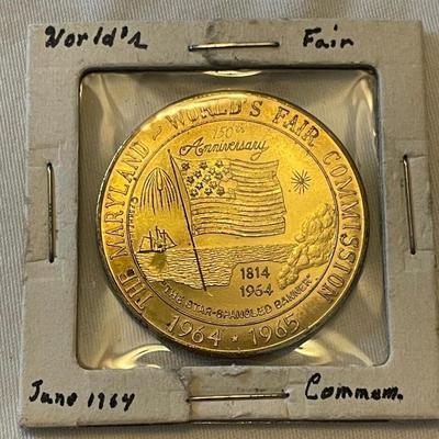 1964-1965 WORLD'S FAIR SOUVENIR HALF DOLLAR