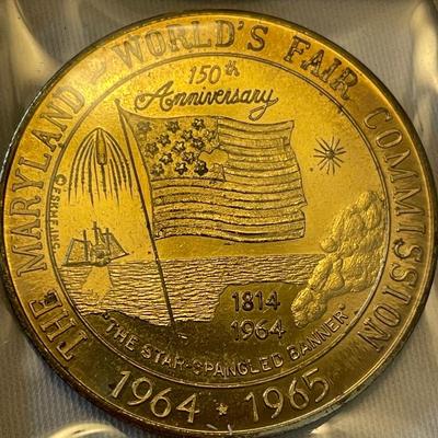 1964-1965 WORLD'S FAIR SOUVENIR HALF DOLLAR