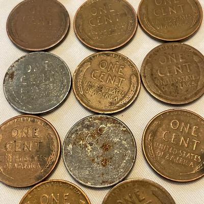 VARIETY OF LINCOLN WHEAT PENNIES