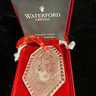 1990 WATERFORD CRYSTAL 12 DAYS OF CHRISTMAS COLLECTION