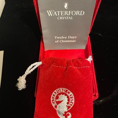 1991 WATERFORD CRYSTAL 12 DAYS OF CHRISTMAS COLLECTION