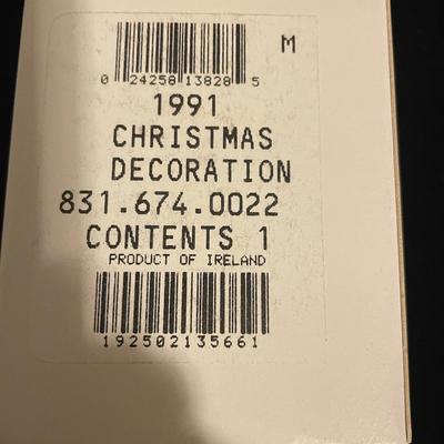 1991 WATERFORD CRYSTAL 12 DAYS OF CHRISTMAS COLLECTION