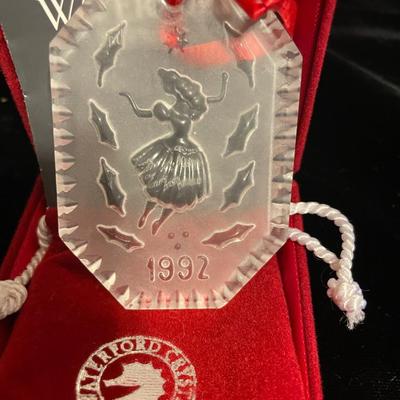 1992 WATERFORD CRYSTAL TWELVE DAYS OF CHRISTMAS COLLECTION