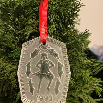 1993 WATERFORD CRYSTAL TWELVE DAYS OF CHRISTMAS ORNAMENT