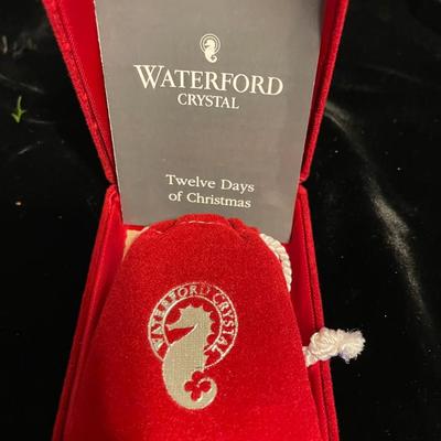 1993 WATERFORD CRYSTAL TWELVE DAYS OF CHRISTMAS ORNAMENT