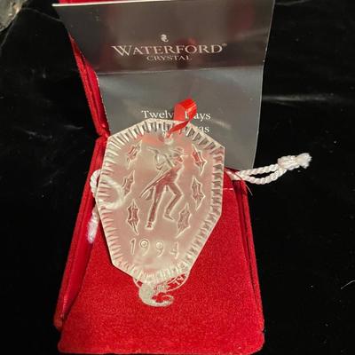 1994 WATERFORD CRYSTAL TWELVE DAYS OF CHRISTMAS COLLECTION
