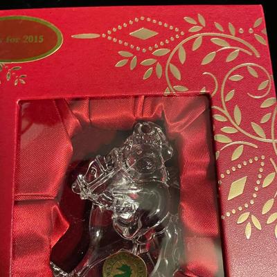 2015 WATERFORD CRYSTAL WONDERS COLLECTION ORNAMENT